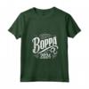 Boppa Est 2024 - T-shirt divertenti per nonno con grafica unica - Ideale per Natale e Compleanni
