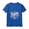 Boppa Est 2024 - T-shirt divertenti per nonno con grafica unica - Ideale per Natale e Compleanni