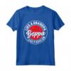 Boppa Like A Grandpa Only Cooler Retro Men Father's Day Maglietta - Unique Gift Idea for Dad Grandpa - Funny Tee for Fatherhood Celebration