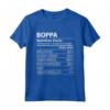 Valori Nutrizionali di Boppa | Divertente Boppa Grandpa Fathers Day Maglietta - Regalo Divertente per Nonno e Papaia - Ideale per Compleanno o Festa del Papà