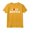 I Love My Boppa - Maglietta con Cuore Rosso per Uomini, Donne e Bambini - Regalo per Nonno Boppa per Natale o Compleanno