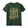 Boppa Promotion Proud Dad Nonno - T-shirt Abbigliamento per Nuovi Nonni - Ideale per Annunci di Bambino e Regali di Natale