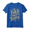 Boppa Promotion Proud Dad Nonno - T-shirt Abbigliamento per Nuovi Nonni - Ideale per Annunci di Bambino e Regali di Natale