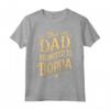 Boppa Promotion Proud Dad Nonno - T-shirt Abbigliamento per Nuovi Nonni - Ideale per Annunci di Bambino e Regali di Natale