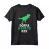 Boppa-Saurus Rex Dino Dinosaur BoppaSaurus Funny Maglietta - Fun Father's Day Gift for Grandpa & Dad