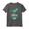 Boppa-Saurus Rex Dino Dinosaur BoppaSaurus Funny Maglietta - Fun Father's Day Gift for Grandpa & Dad