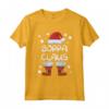 Boppa Claus - Pigiama Famiglia Coordinato Natale - Maglietta con Babbo Natale e Stivali