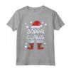 Boppa Claus - Pigiama Famiglia Coordinato Natale - Maglietta con Babbo Natale e Stivali