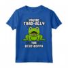Toad-Ally Il Miglior Boppa Rana Amante Rospo Nonno Maglietta - Ideale per Regalo Divertente agli Appassionati di Anfibi