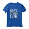 Best Boppa Ever - Maglietta Uomo Regalo per il Miglior Nonno - Ideale per Compleanno o Natale