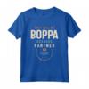 Boppa Perché Partner in Crime - Festa del Papà Maglietta Divertente per Papà o Nonno - Ideale per Celebrazioni Speciali