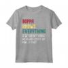 Boppa Know Everything - Divertente Maglietta per il nonno Boppa - Regalo Festa del Papà o Compleanno - Ideale per Natale