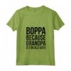 Donna Boppa: Perché il nonno è per i vecchi ragazzi - Maglietta con Collo a V per un Regalo Divertente per i Nonni - Ideale per Natale o Compleanno