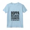 Donna Boppa: Perché il nonno è per i vecchi ragazzi - Maglietta con Collo a V per un Regalo Divertente per i Nonni - Ideale per Natale o Compleanno