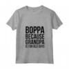 Donna Boppa: Perché il nonno è per i vecchi ragazzi - Maglietta con Collo a V per un Regalo Divertente per i Nonni - Ideale per Natale o Compleanno