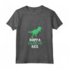 Donna Boppa-Saurus Rex Dino Dinosaur BoppaSaurus Funny Maglietta con Collo a V - Perfect Father's Day Gift - Family Party Apparel for Grandpa