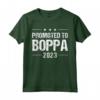 Promoted To Boppa Est 2023 For Men - Funny New Grandpa Maglietta - Ideal Gift for Soon-to-Be Grandfather in 2023