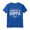 Promoted To Boppa Est 2023 For Men - Funny New Grandpa Maglietta - Ideal Gift for Soon-to-Be Grandfather in 2023