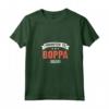 Donna Boppa: Nuovo - Promosso a Boppa di nuovo Maglietta con Collo a V per i Migliori Nonni - Idea Regalo Divertente per Natale o Compleanno