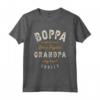 Boppa Like a Regular Nonno Papà - Festa del Papà Maglietta Divertente - Idea Regalo per Nonno o Papà - Perfetta per Natale o Ringraziamento