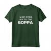 I'm Not Retired I'm a Full-Time Boppa Retirement Funny Maglietta - Humorous Gift for Grandpa - Sarcastic Grandfather Tee