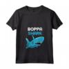 Donna Boppa Shark Funny Family Maglietta con Collo a V - Cool Father's Day Party Apparel