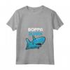 Donna Boppa Shark Funny Family Maglietta con Collo a V - Cool Father's Day Party Apparel