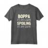 Boppa Is My Name Spoiling Is My Game Funny Maglietta - Perfect Father's Day Gift for Grandpa - Unique Apparel with Humorous Saying