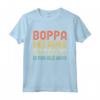 Boppa Because Grandpa Is For Old Guys Vintage Maglietta - Funny Father's Day Gift Idea - Hilarious Grandpa Tee