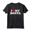 Bambino I Love My Boppa Camicia - Regalo per Nipoti dai Migliori Nonni - Ideale per Natale o Compleanno