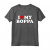Bambino I Love My Boppa Camicia - Regalo per Nipoti dai Migliori Nonni - Ideale per Natale o Compleanno