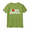 Bambino I Love My Boppa Camicia - Regalo per Nipoti dai Migliori Nonni - Ideale per Natale o Compleanno