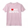 Bambino I Love My Boppa Camicia - Regalo per Nipoti dai Migliori Nonni - Ideale per Natale o Compleanno