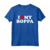 Bambino I Love My Boppa Camicia - Regalo per Nipoti dai Migliori Nonni - Ideale per Natale o Compleanno