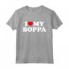 Bambino I Love My Boppa Camicia - Regalo per Nipoti dai Migliori Nonni - Ideale per Natale o Compleanno
