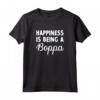 Happiness Is Being A Boppa - Father's Day Grandpa Maglietta - Funny Gift Idea for Grandfathers and Dads