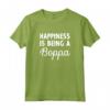 Happiness Is Being A Boppa - Father's Day Grandpa Maglietta - Funny Gift Idea for Grandfathers and Dads