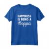 Happiness Is Being A Boppa - Father's Day Grandpa Maglietta - Funny Gift Idea for Grandfathers and Dads