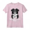 Border Collie Maglietta - Leggera e Taglio Classico - Ideale per gli Amanti dei Cani