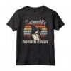 Design retrò vintage con scritta «I love my Border Collie» - Maglietta per amanti dei Border Collie - Regalo ideale per festa della mamma, festa del papà o Natale