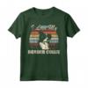 Design retrò vintage con scritta «I love my Border Collie» - Maglietta per amanti dei Border Collie - Regalo ideale per festa della mamma, festa del papà o Natale
