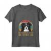 Donna - La migliore mamma di Border Collie di sempre - Maglietta con Collo a V - Regalo divertente per amanti dei cani