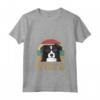 Donna - La migliore mamma di Border Collie di sempre - Maglietta con Collo a V - Regalo divertente per amanti dei cani