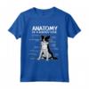Border Collie Mom - Funny Anatomy of a Border Collie Maglietta - Regalo per Amanti dei Cani - Ideale per Compleanno o Natale