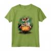HapTiger Pixar Wall-E Distressed Border Maglietta - Officially Licensed Apparel for Fans - Keep Earth Clean Design
