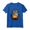 HapTiger Pixar Wall-E Distressed Border Maglietta - Officially Licensed Apparel for Fans - Keep Earth Clean Design
