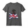 HapTiger Bouviers des Flandre Maglietta - For Dog Lovers - UK Flag Design - Shedding Solutions Included