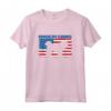 HapTiger Bandiera Americana - Maglietta Unisex per Amanti degli Animali e Patrioti USA