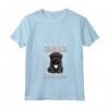 Donna Corridore e Bouvier des Flandres Maglietta con Collo a V - Slogan Miles of Smiles - Per Amanti dei Cani e Jogging