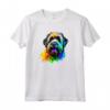 Bouvier des Flandres Pop Art I Dog Lover I Splash Art Maglietta - Abbigliamento per Amanti dei Cani Bouvier des Flandres